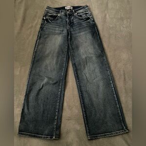 Mossimo Women’s Straight Leg Jeans - Dark Wash Blue